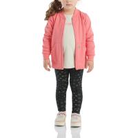 Carhartt CG9917 - French Terry Bomber Jacket, Logo T-Shirt & Legging Set - Girls