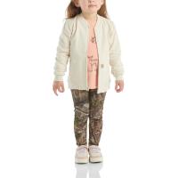 Carhartt CG9919 - French Terry Bomber Jacket, T-Shirt & Legging Set - Girls