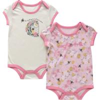 Carhartt CG9921 - Short-Sleeve Bee Print Bodysuit Set - Girls