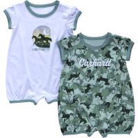 Carhartt CG9922 - Short-Sleeve Horse Romper Set - Girls