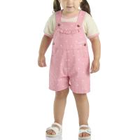 Carhartt CG9931 - Short-Sleeve T-Shirt and Canvas Shortall Set - Girls