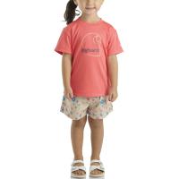 Carhartt CG9935 - Force® Sun Defender™ Short-Sleeve Shirt and Printed Short Set - Girls