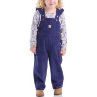 Carhartt CG9952 - Long-Sleeve T-Shirt and Ruffle Trim Corduroy Overall Set - Girls