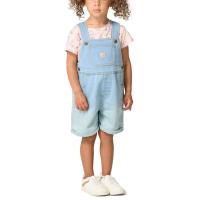 Carhartt CG9969 - Short-Sleeve Bee Print T-Shirt and Denim Shortall Set - Girls