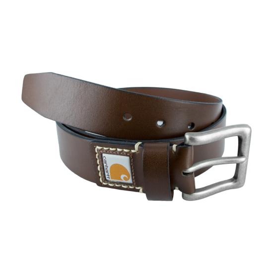 Brown Carhartt Belt Men 1-1/2" Leather Rancher Belts 2221 Black 