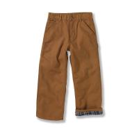 Carhartt CK8316 - Loose Fit Canvas Flannel-Lined Utility Boot-Cut Work Pant - Boys