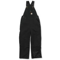 Carhartt CM8642 - Boy's Washed Duck Bib Overalls Quilt Lined -  Boys
