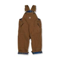 Carhartt CM8645 - Loose Fit Canvas Flannel-Lined Bib Overall - Boys