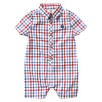 Carhartt CM8688 - Woven Plaid Romper - Boys