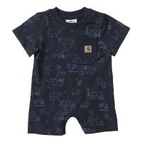 Carhartt CM8701 - Scribble Farm Print Romper - Boys