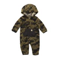 Carhartt CM8711 - Fleece Long Sleeve Zip-Front Camo Coverall - Boys