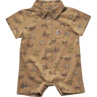 Carhartt CM8715 - Short-Sleeve Farm Print Romper - Boys