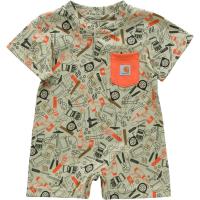 Carhartt CM8771 - Short-Sleeve Tool Print Romper - Boys