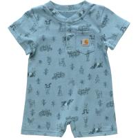 Carhartt CM8772 - Short-Sleeve Farm Print Romper - Boys