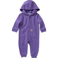 Carhartt CM9717 - Long-Sleeve Fleece Zip-Front Hooded Coverall - Girls