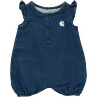 Carhartt CM9730 - Short-Sleeve Knit Denim Henley Romper - Girls