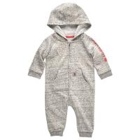 Carhartt CM9734 - Long-Sleeve French Terry Zip-Front Hooded Coverall - Girls