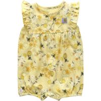 Carhartt CM9760 - Sleeveless Bee Print Romper - Girls