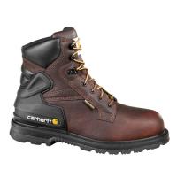Carhartt CMW6239 - Men's 6-inch Pebbled Brown Waterproof Insulated Work Boot