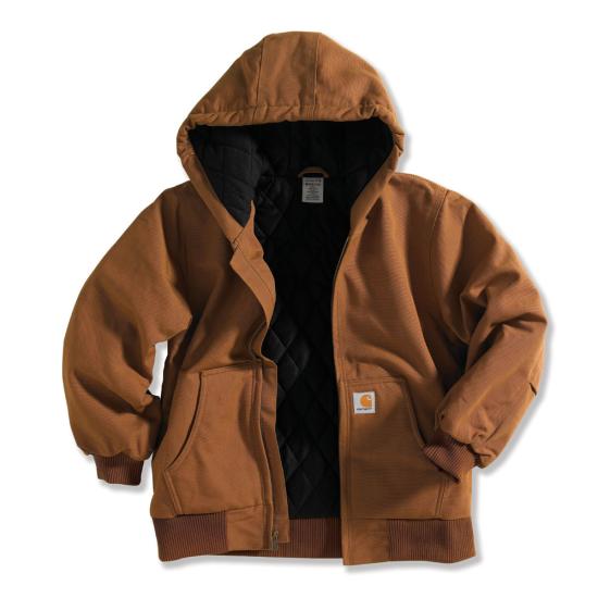 Carhartt YYJ97 - Sandstone Detroit Jacket - Fleece Lined - Boys 