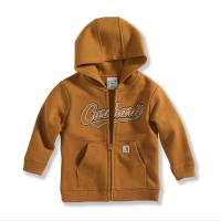 Carhartt CP8447 - Hooded Zip Front Logo Sweatshirt - Boys