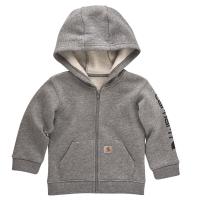 Carhartt CP8575 - Long-Sleeve Full-Zip Hooded Logo Sweatshirt - Boys