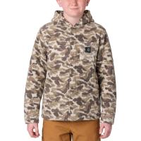 Carhartt CP8590 - Fleece Snap-Front Camo Hooded Shirt Jac - Boys