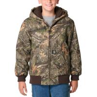 Carhartt CP8598 - Canvas Insulated Hooded Camo Active Jac - Boys