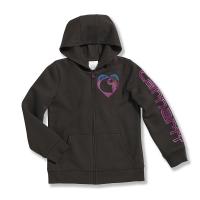 Carhartt CP9487 - Logo Brushed Fleece Zip Front Sweatshirt - Girls