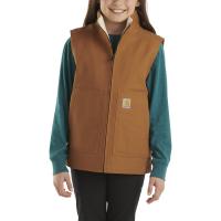 Carhartt CR9902 - Canvas Sherpa Lined Vest - Girls