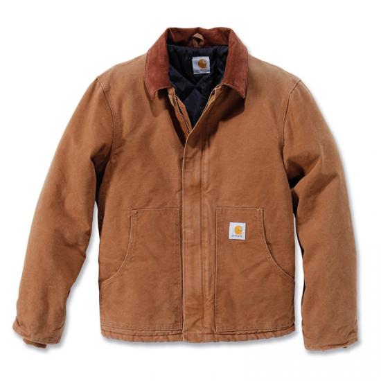 Carhartt EJ022 - Duck Tailored Fit Jacket - Quilt Lined | Dungarees