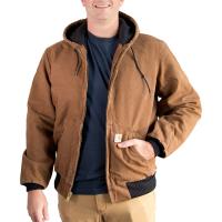 Carhartt EJ130 - Sandstone Tailored Fit Active Jacket - Quilted Flannel Lined
