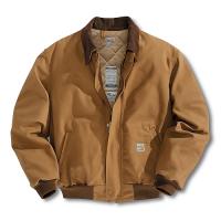 Carhartt FRJ134 - Flame-Resistant Duck Bomber Jacket - Quilt Lined