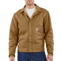 Carhartt FRJ164 - Flame-Resistant Dearborn Canvas Jacket - Quilt Lined