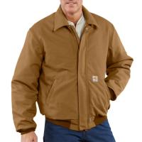 Carhartt FRJ195 - Flame-Resistant Duck Bomber Jacket - Quilt Lined