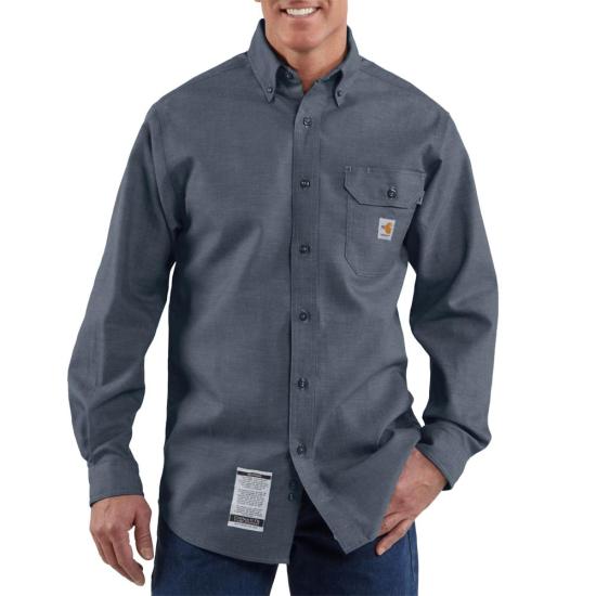 Chambray Blue Carhartt FRS004 Front View
