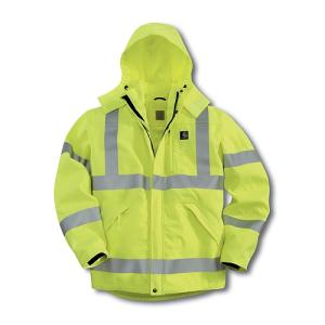 Bright Lime Carhartt J171 Front View