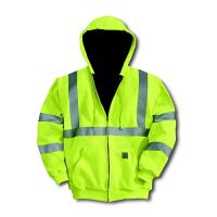 Carhartt J206 - High-Visibility Class 3 Thermal-Lined Hooded Zip-Front
