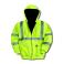 Bright Lime Carhartt J206 Front View Thumbnail