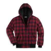 Carhartt J260 - Plaid Flannel Active Jac - Midweight Quilted-Flannel Lined
