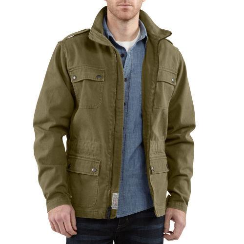 Army Green Carhartt J290 Front View