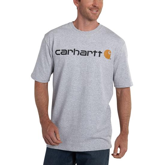 Heather Gray Carhartt K195 Front View