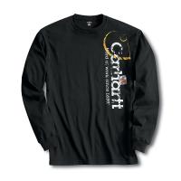 Carhartt K214 - Long Sleeve Distressed Logo T-Shirt