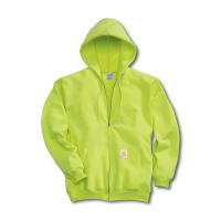 Carhartt K220 - Enhanced Visibility Zip-Front Hooded Sweatshirt
