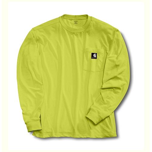 Bright Lime Carhartt K227 Front View