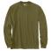 Dark Bronzed Green Heather Carhartt K231 Front View - Dark Bronzed Green Heather