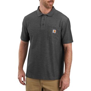 Carbon Heather Carhartt K570 Front View