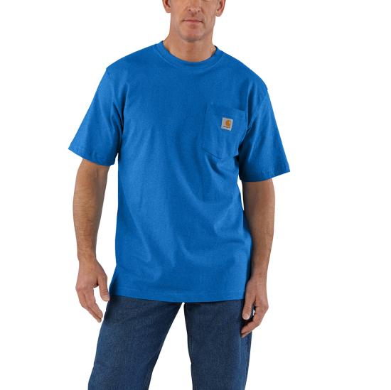 Beacon Blue Heather Carhartt K87 Front View