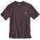 Dark Sepia Heather Carhartt K87 Front View - Dark Sepia Heather