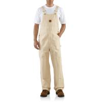 Carhartt R34 - Washed Drill Double Knee Bib Overall - Unlined